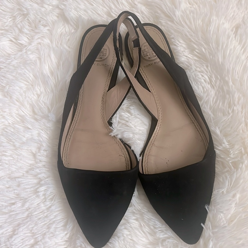 Tory Burch suede pointed toe flats - Picture 3 of 9